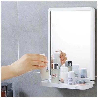 BLX-30144 Bathlux Mirror With Shelf With Suction Cup